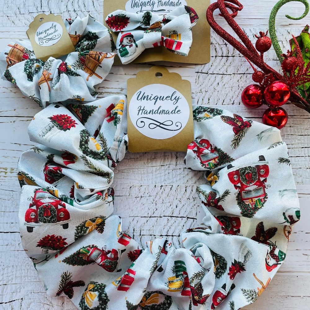XL Dog Scrunchie ,Photoshoot, Hair Bow and Scrunchie! Match your Best Friend!